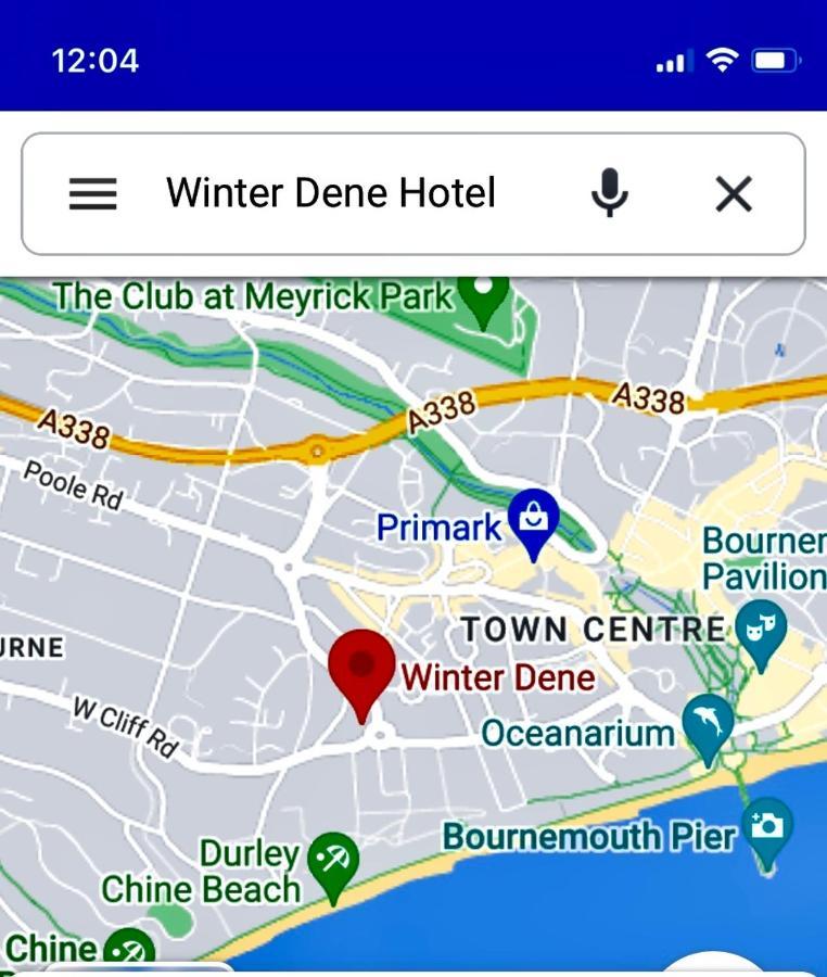 The Winter Dene Hotel Bournemouth Exterior photo